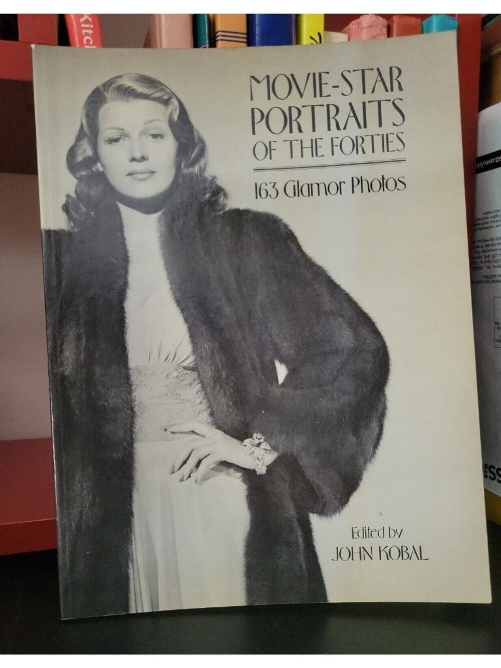 1977 Movie Star Portraits of the Forties, 163 Glamour Photos John Kobal 1st ed.